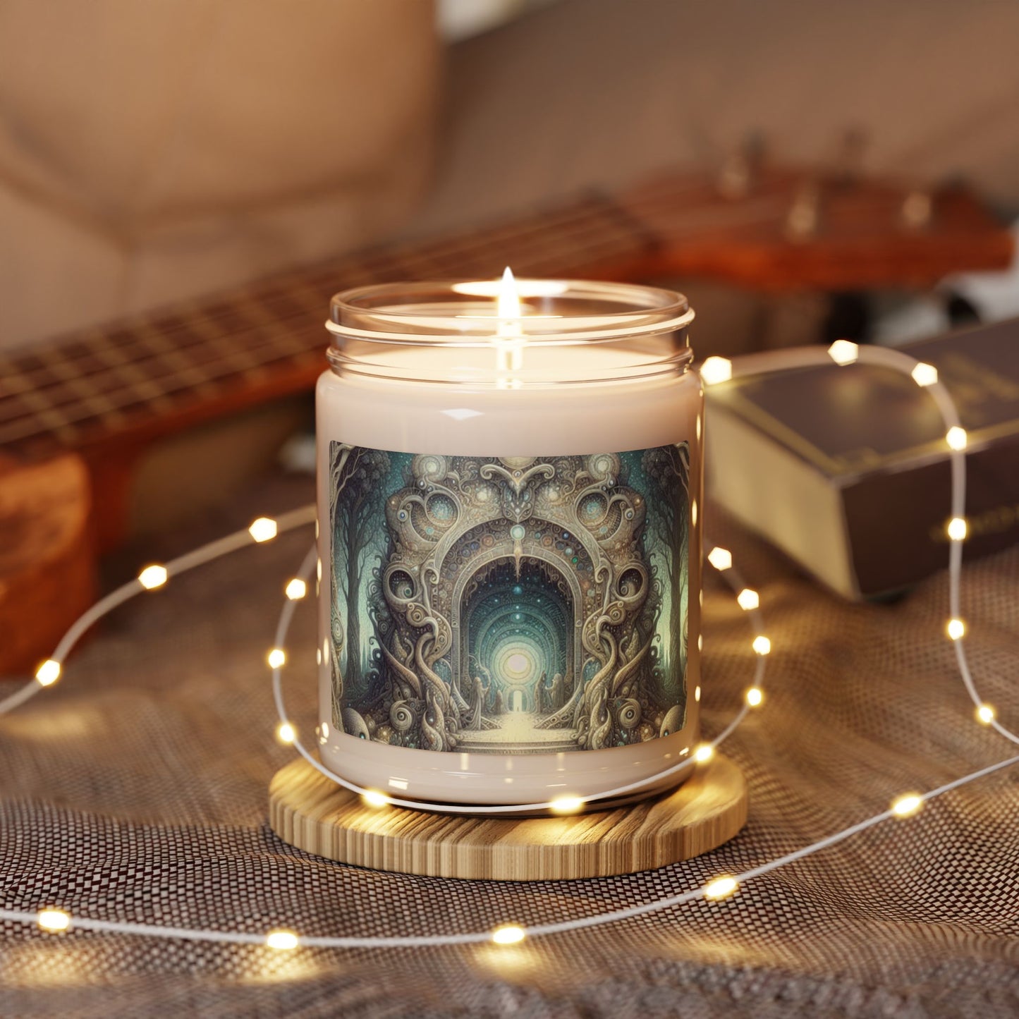 Ethereal Enchantment Candle | Scented Soy Candle, 9oz | Gift for Fantasy Lovers | π Fantasy-themed soy candle