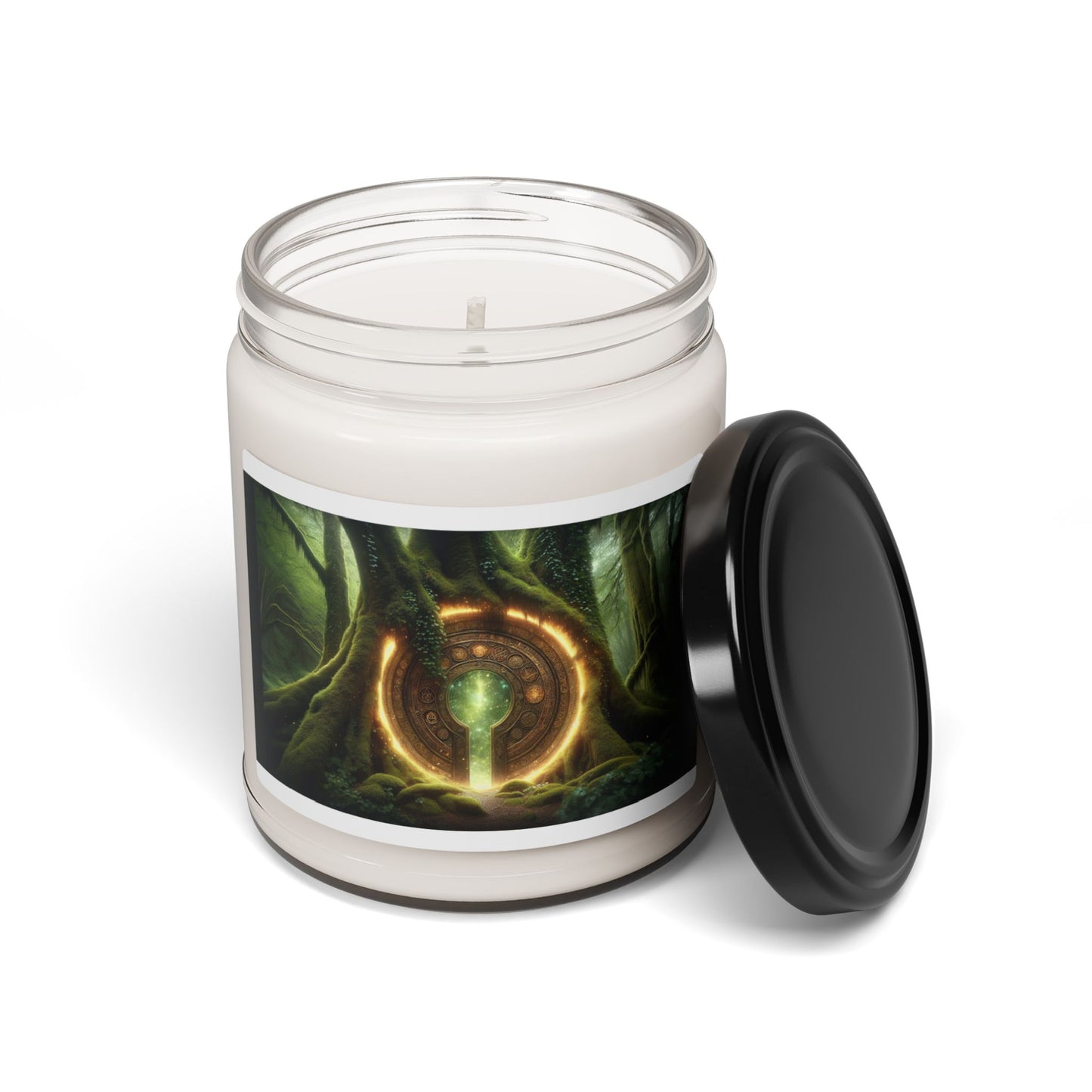 Enchanted Shadow Fortress Candle | Scented Soy Candle, 9oz | Gift for Fantasy Lovers | π Fantasy-themed soy candle