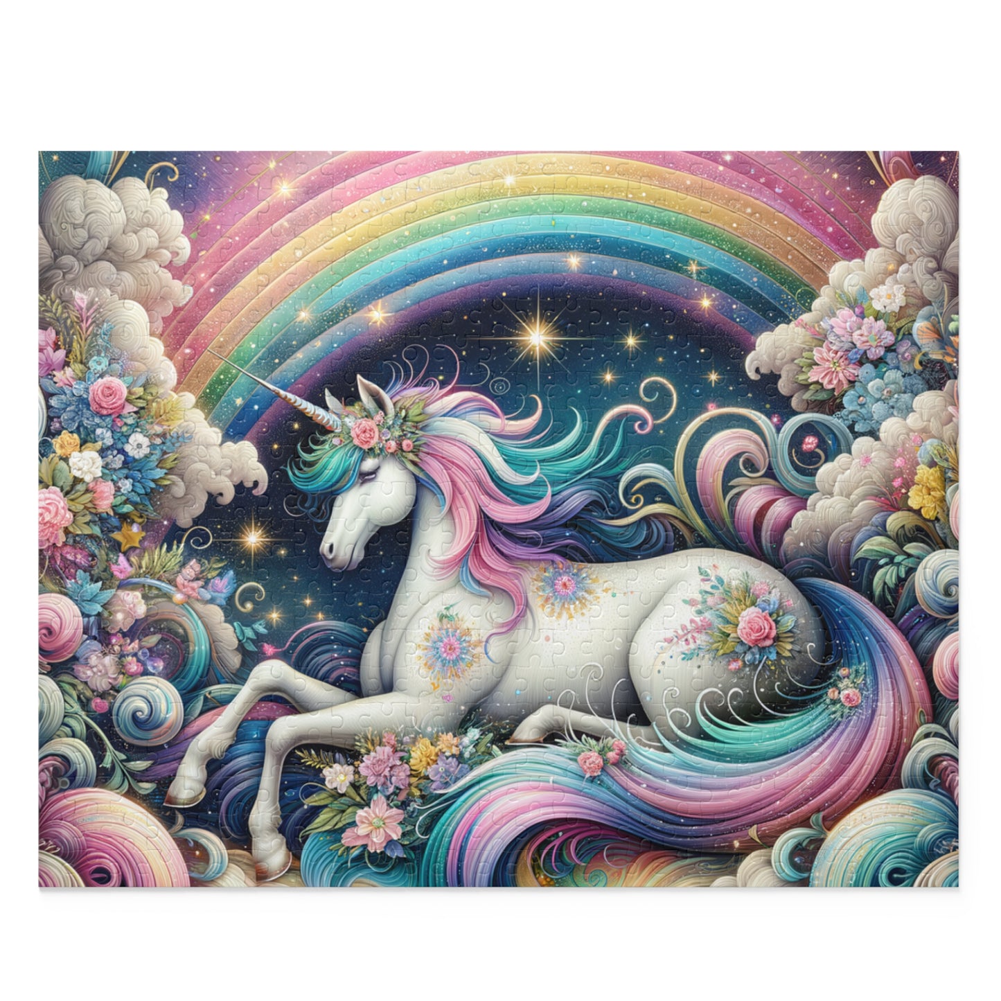 Mystical Unicorn & Rainbow Puzzle | Puzzle | 500-Piece | Mystical Landscapes