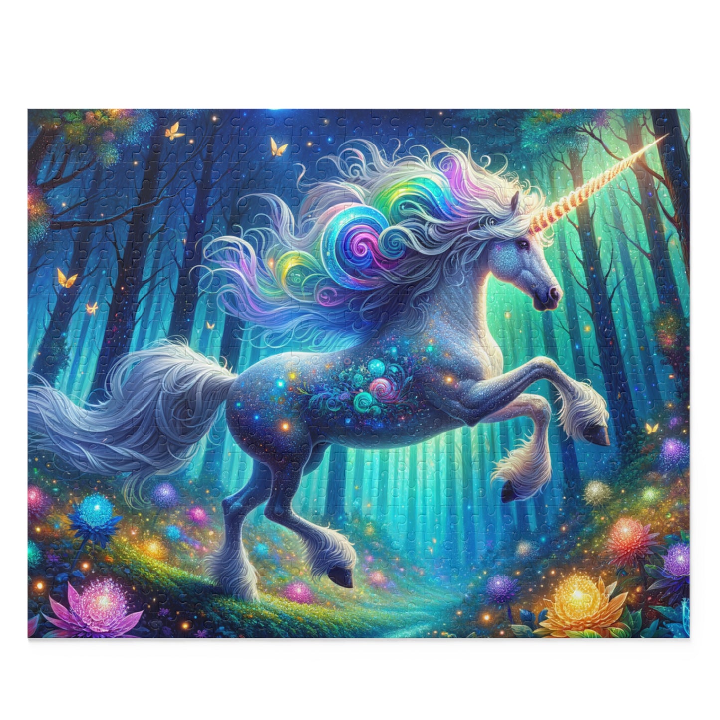 Mystic Unicorn Glade Jigsaw Puzzle | Puzzle | 500-Piece | Mystical Landscapes