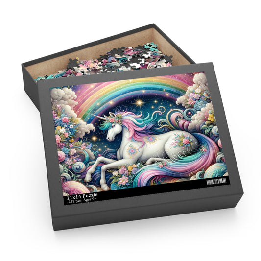 Mystical Unicorn & Rainbow Puzzle | Puzzle | 500-Piece | Mystical Landscapes