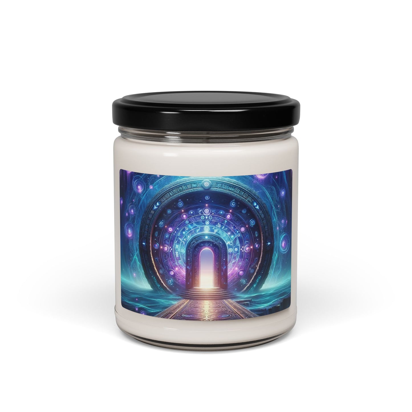 Glowing Shadow Fortress Candle | Scented Soy Candle, 9oz | Gift for Fantasy Lovers | 🌟 Fantasy-themed soy candle