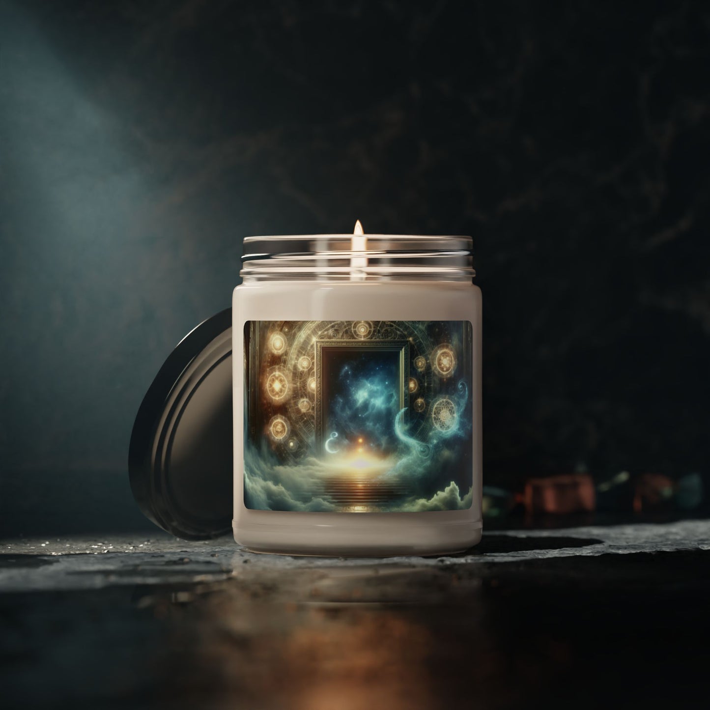 Astral Adventure Scented Candle | Scented Soy Candle, 9oz | Gift for Fantasy Lovers | 🌟 Fantasy-themed soy candle