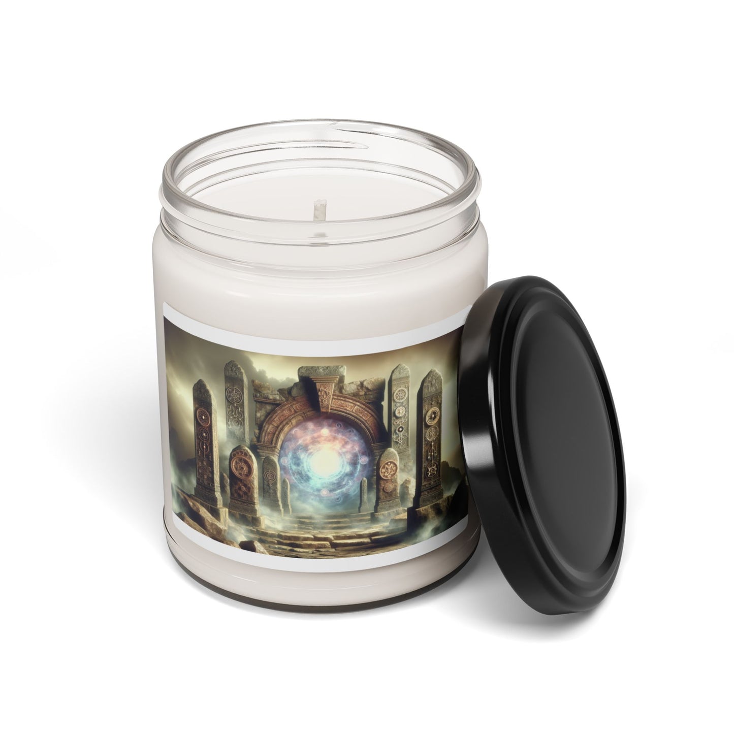 Shadowy Realm Castle Candle | Scented Soy Candle, 9oz | Gift for Fantasy Lovers | 🌟 Fantasy-themed soy candle