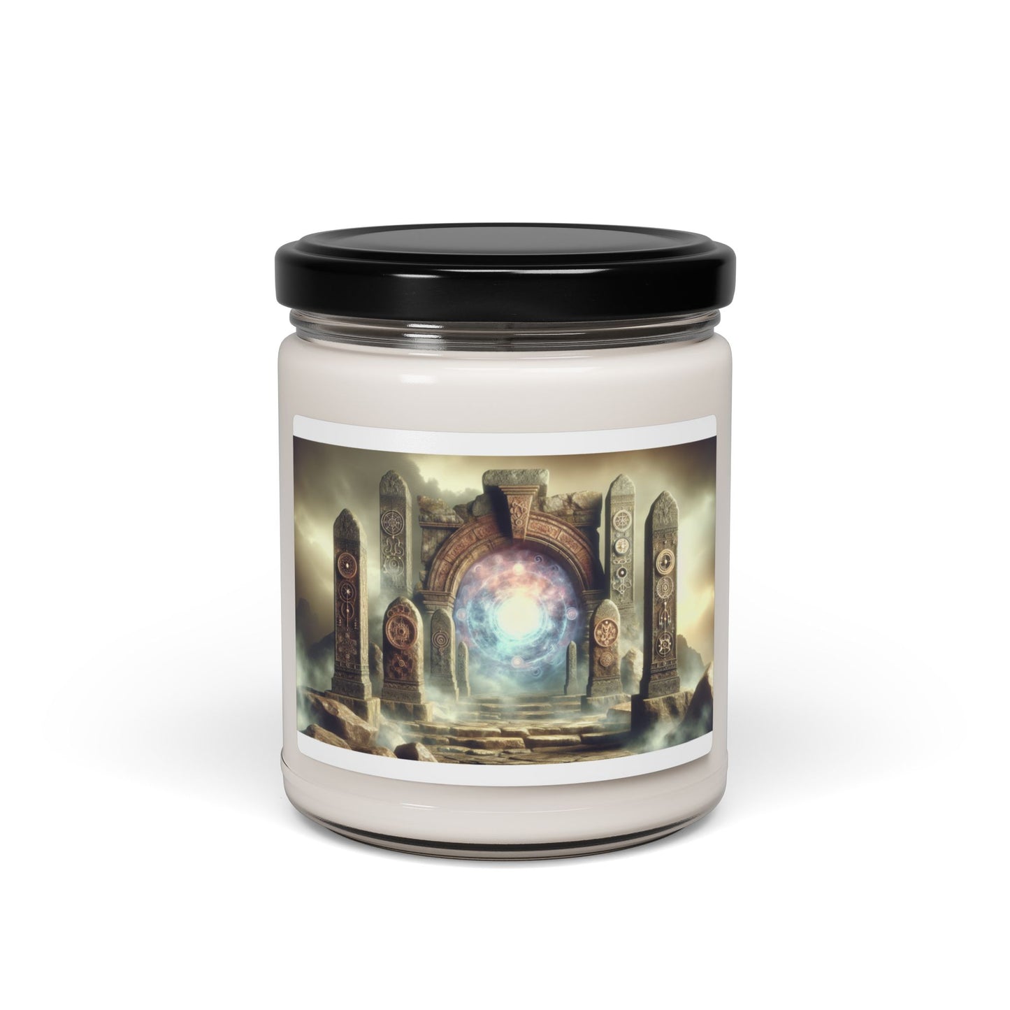 Shadowy Realm Castle Candle | Scented Soy Candle, 9oz | Gift for Fantasy Lovers | 🌟 Fantasy-themed soy candle