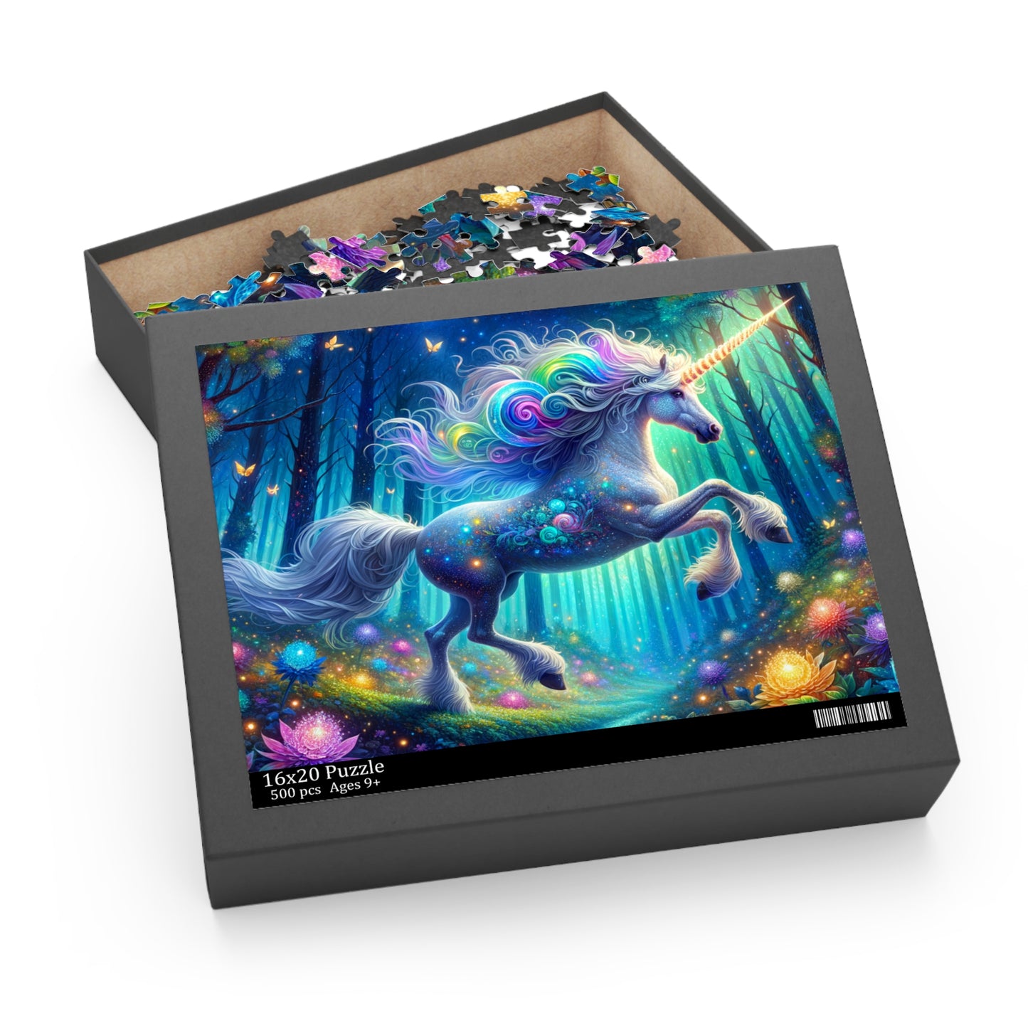 Mystic Unicorn Glade Jigsaw Puzzle | Puzzle | 500-Piece | Mystical Landscapes