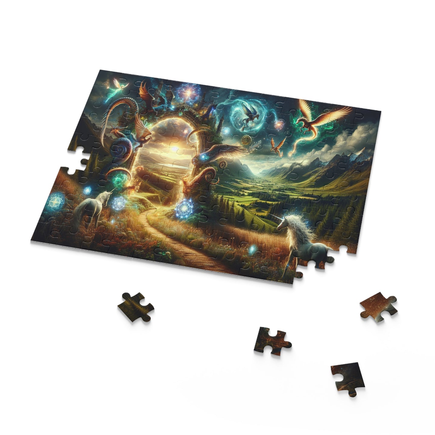 Enchanted Unicorn Adventure Puzzle | Puzzle | 500-Piece | Mystical Landscapes