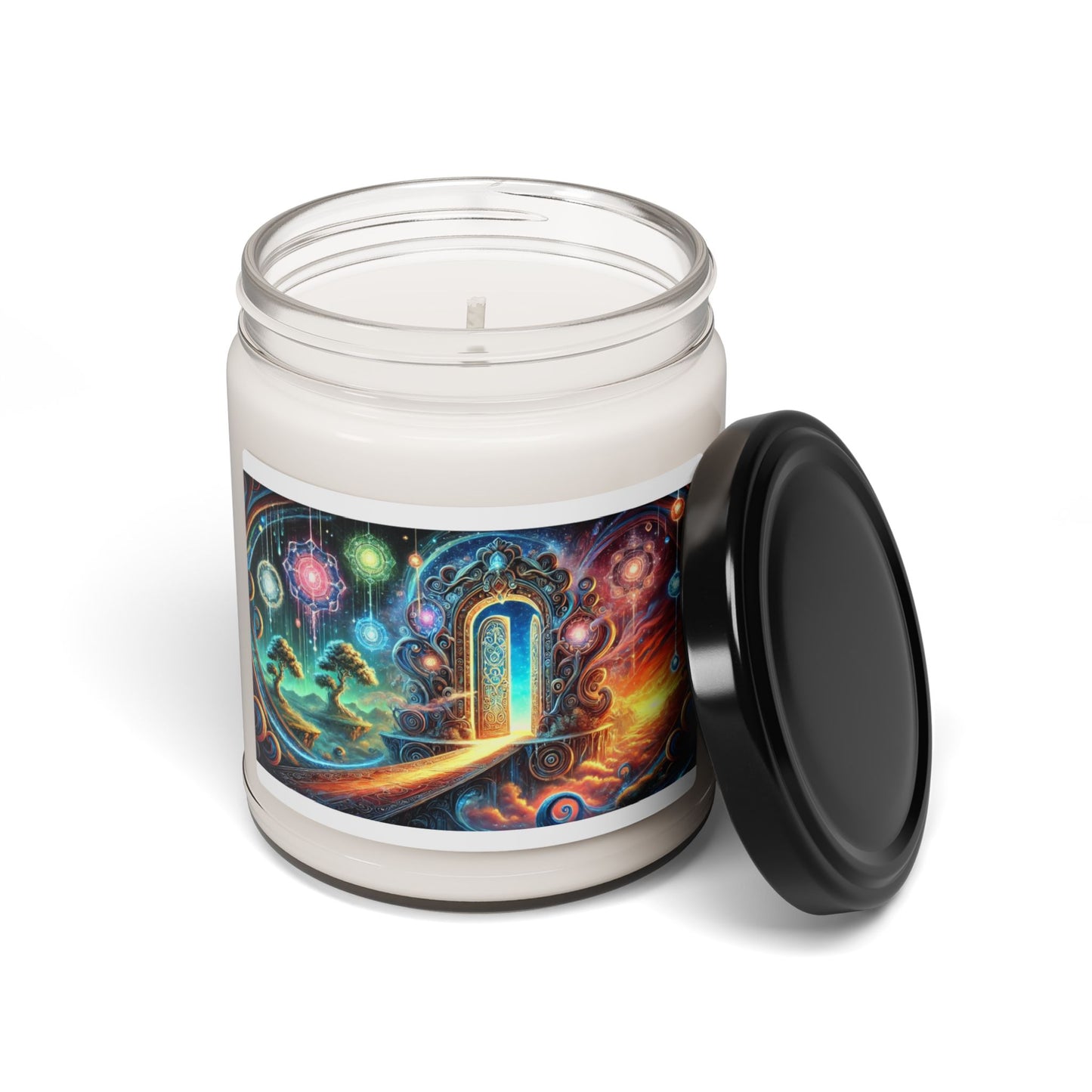 Otherworldly Portal Candle | Scented Soy Candle, 9oz | Gift for Fantasy Lovers | 🌟 Fantasy-themed soy candle