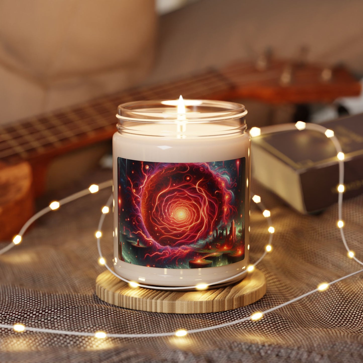 Mystical Cosmic Vortex Candle | Scented Soy Candle, 9oz | Gift for Fantasy Lovers | 🌟 Fantasy-themed soy candle