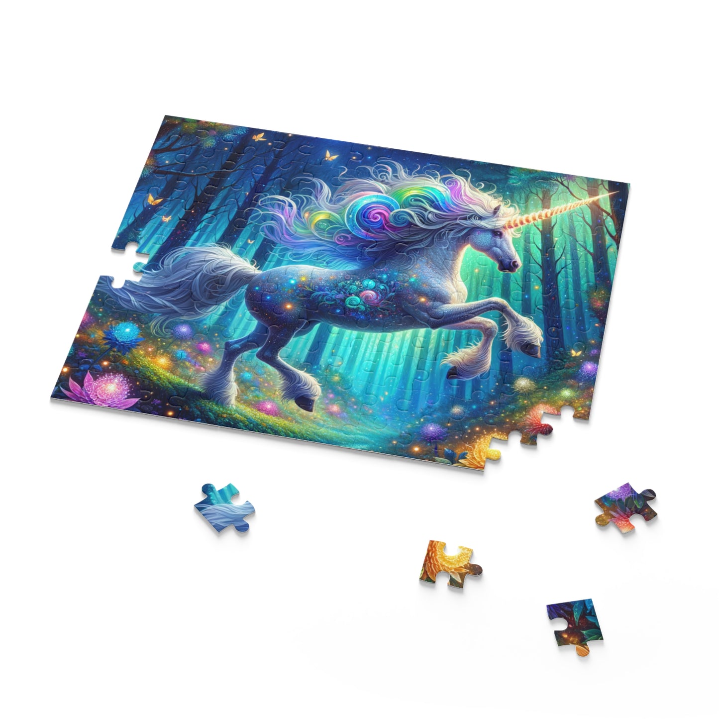 Mystic Unicorn Glade Jigsaw Puzzle | Puzzle | 500-Piece | Mystical Landscapes