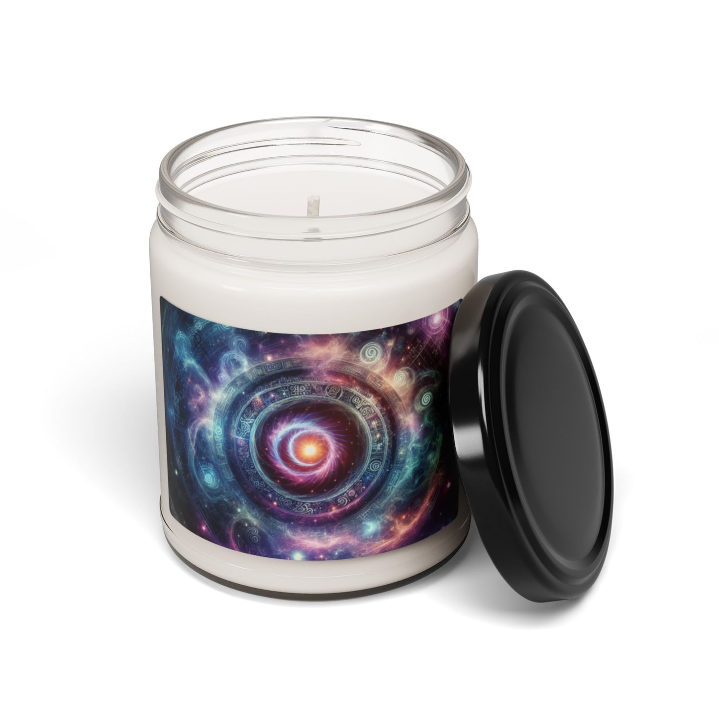 Spiraling Cosmos Galaxy Candle | Scented Soy Candle, 9oz | Gift for Fantasy Lovers | 🌟 Fantasy-themed soy candle