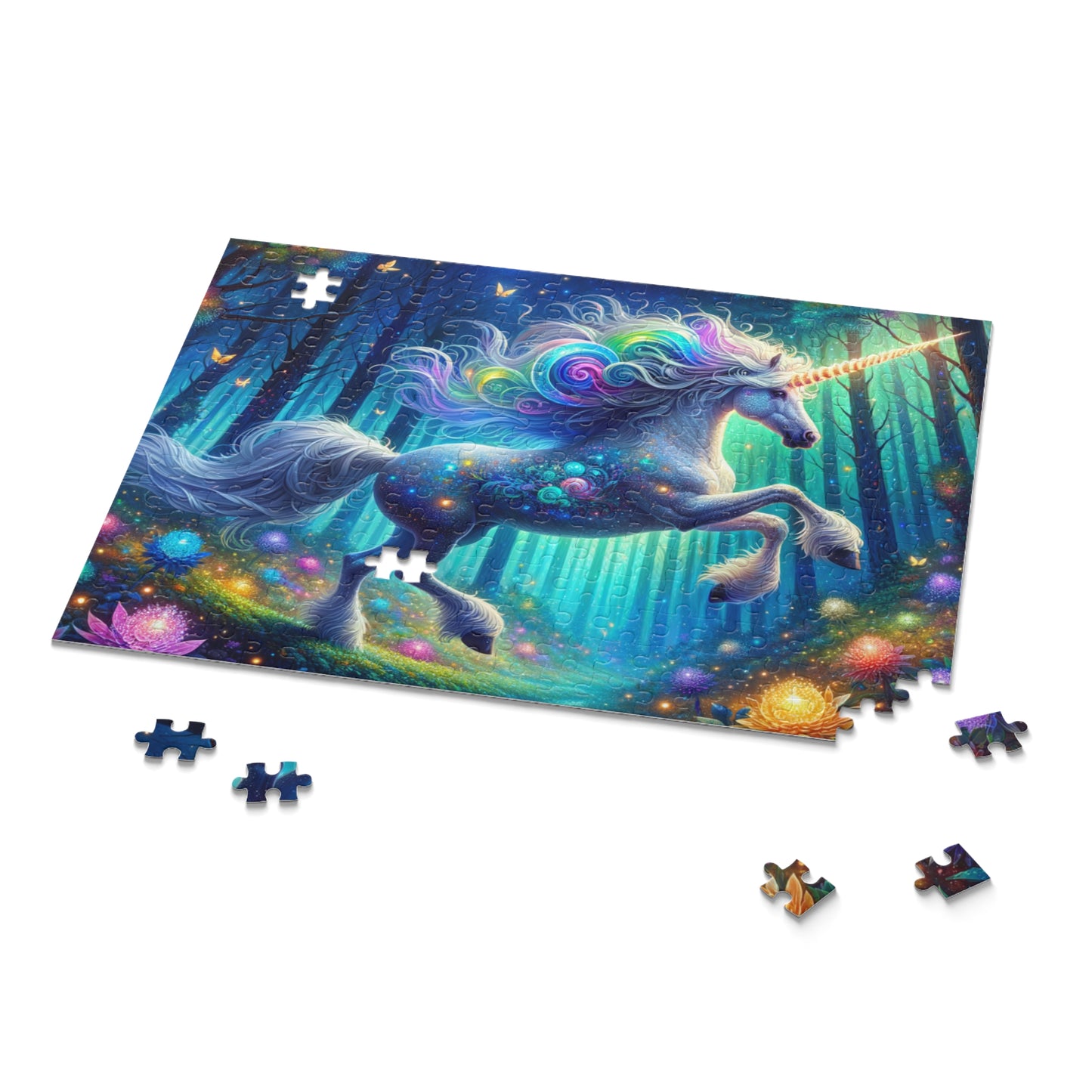 Mystic Unicorn Glade Jigsaw Puzzle | Puzzle | 500-Piece | Mystical Landscapes