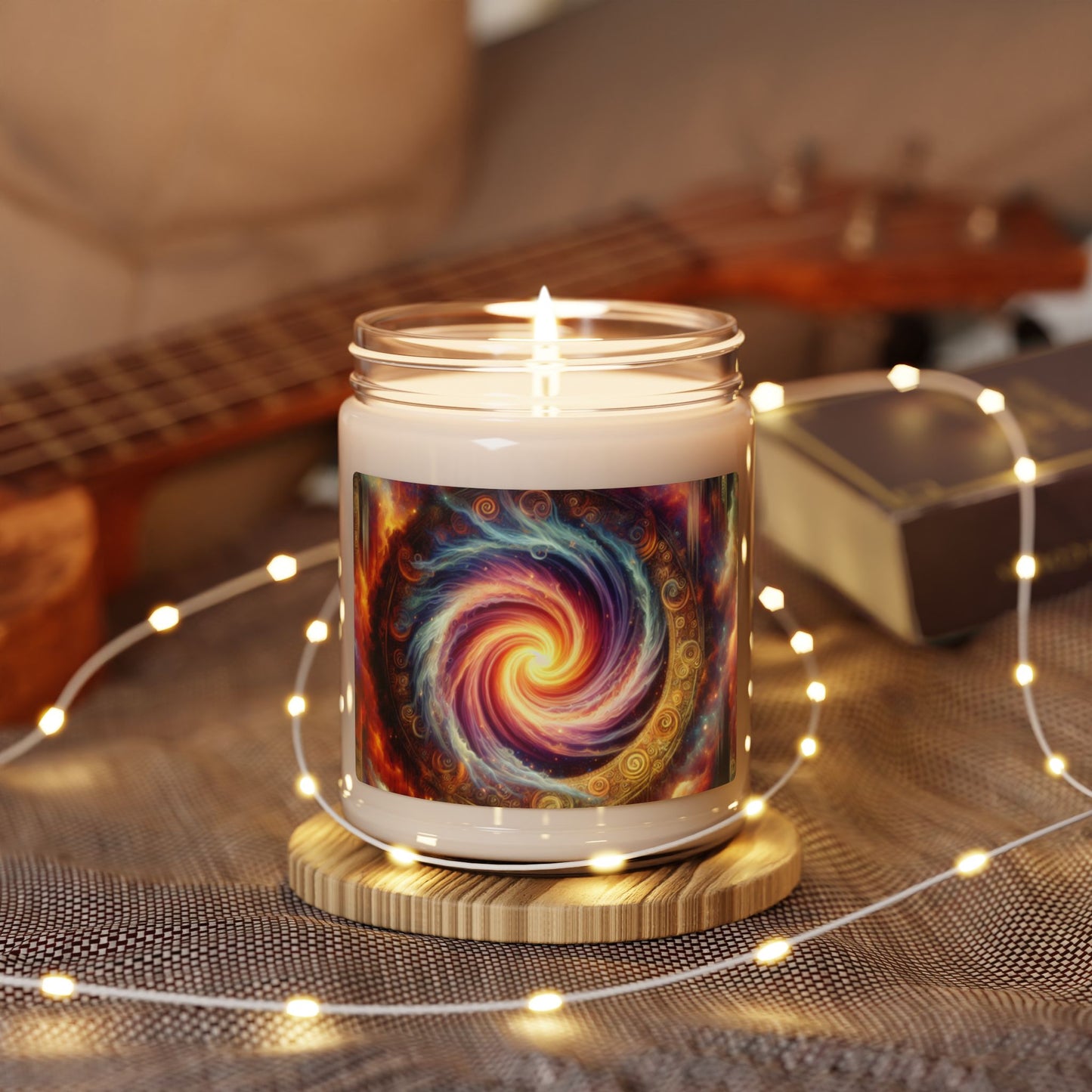 🌟 Celestial Vortex Candle | Scented Soy Candle, 9oz | Gift for Fantasy Lovers | 🌟 Fantasy-themed soy candle