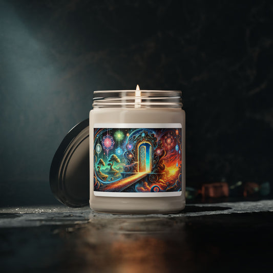 Otherworldly Portal Candle | Scented Soy Candle, 9oz | Gift for Fantasy Lovers | 🌟 Fantasy-themed soy candle