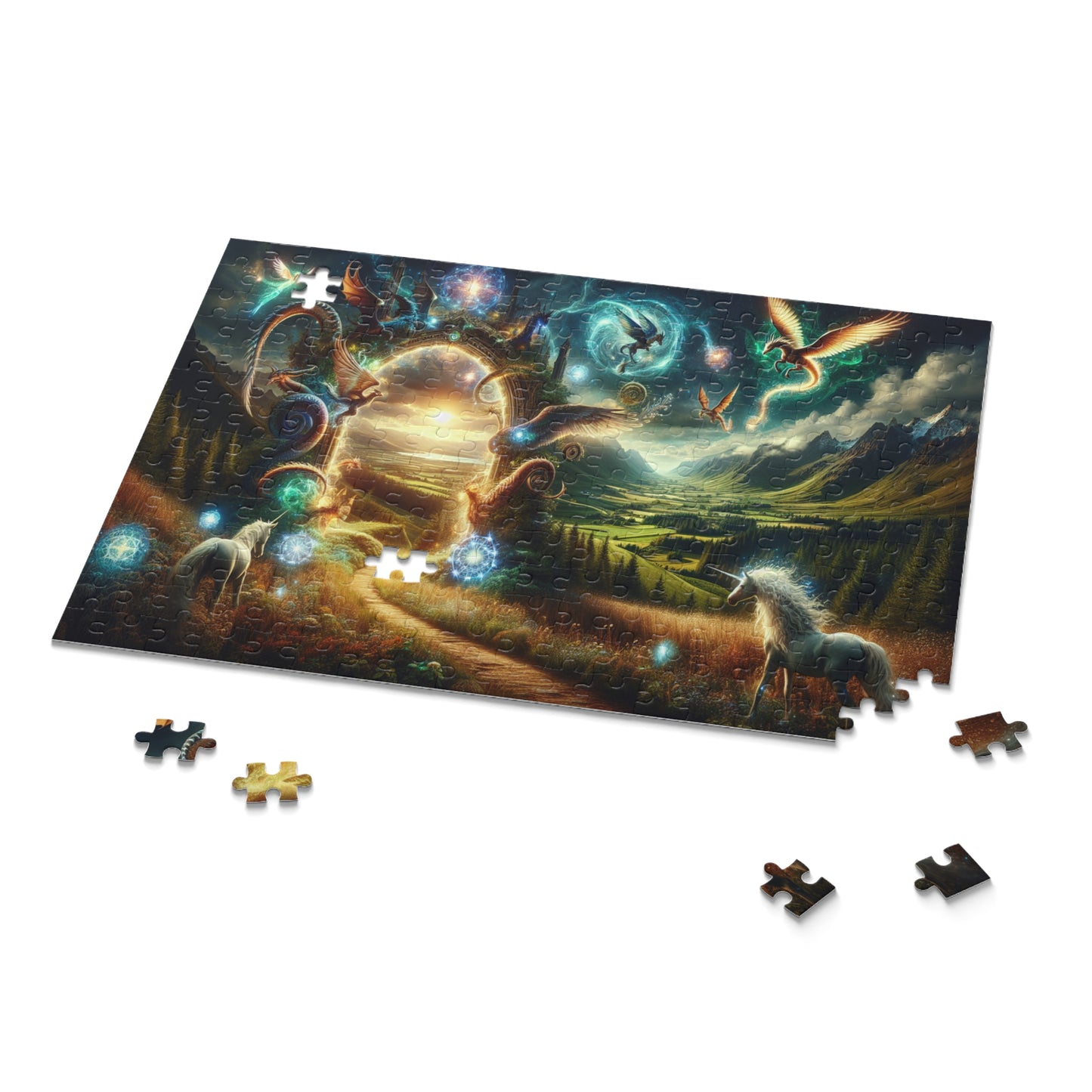 Enchanted Unicorn Adventure Puzzle | Puzzle | 500-Piece | Mystical Landscapes