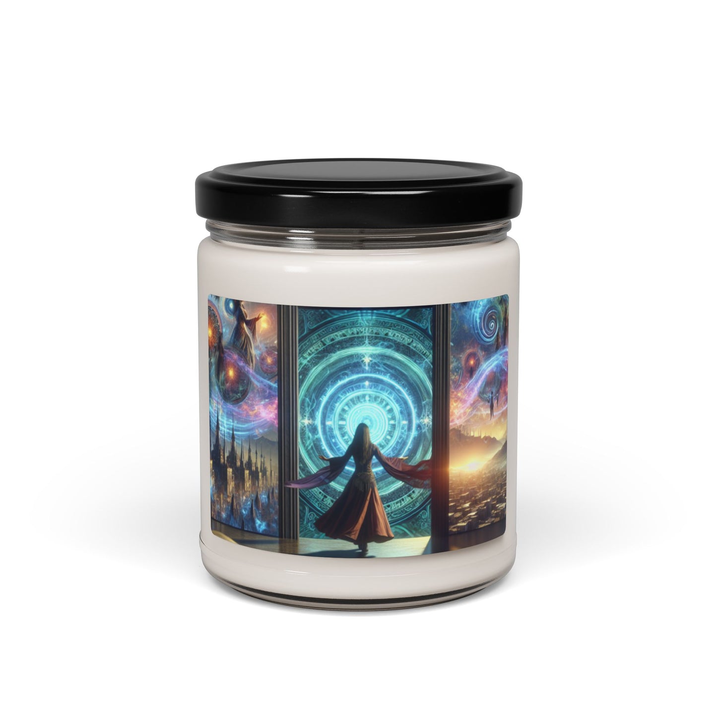 Mystical Castle Shadows Candle | Scented Soy Candle, 9oz | Gift for Fantasy Lovers | 🌟 Fantasy-themed soy candle