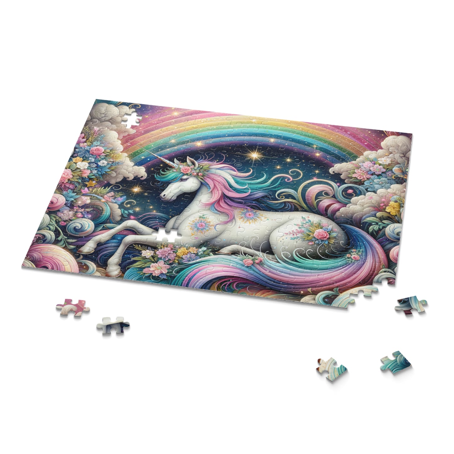 Mystical Unicorn & Rainbow Puzzle | Puzzle | 500-Piece | Mystical Landscapes