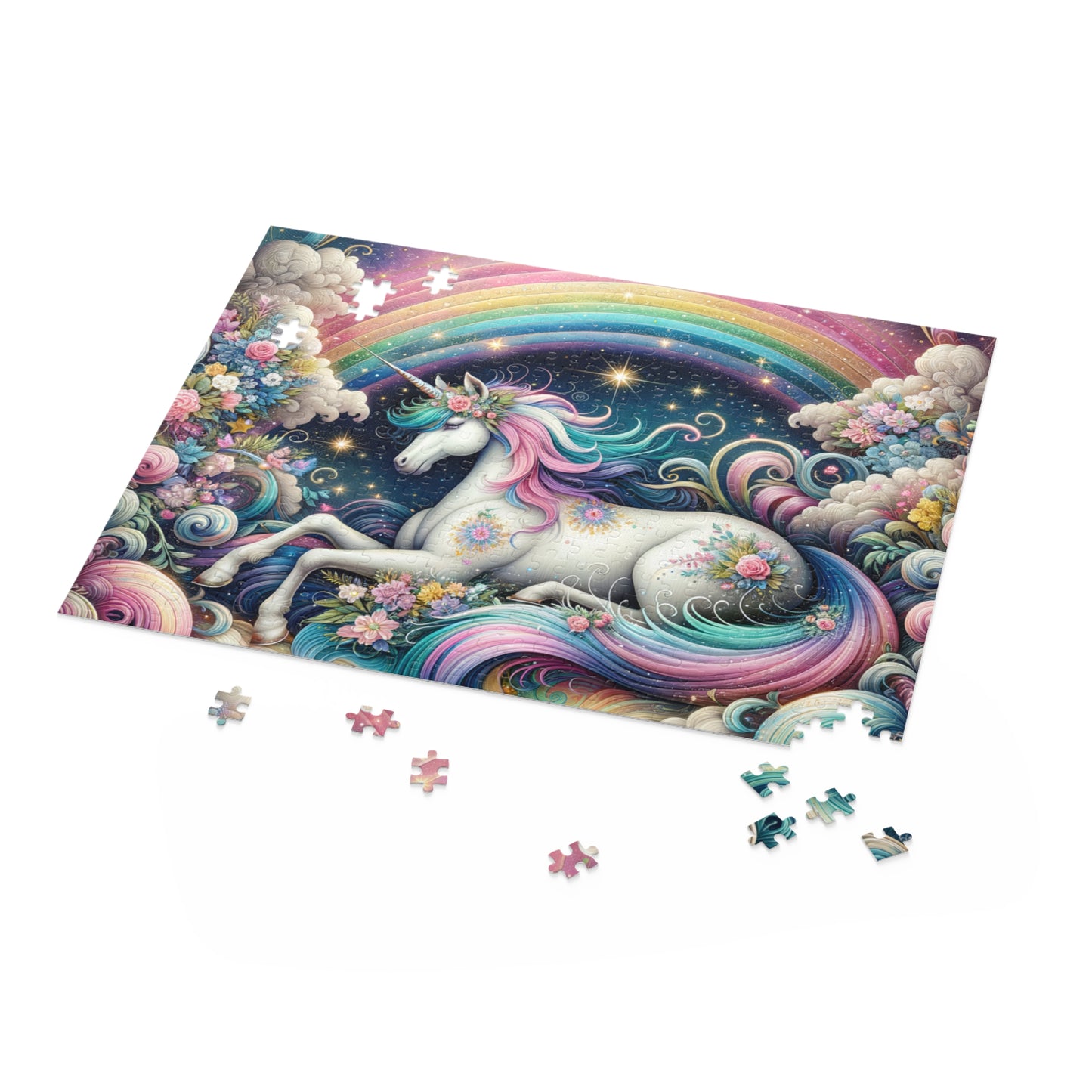 Mystical Unicorn & Rainbow Puzzle | Puzzle | 500-Piece | Mystical Landscapes