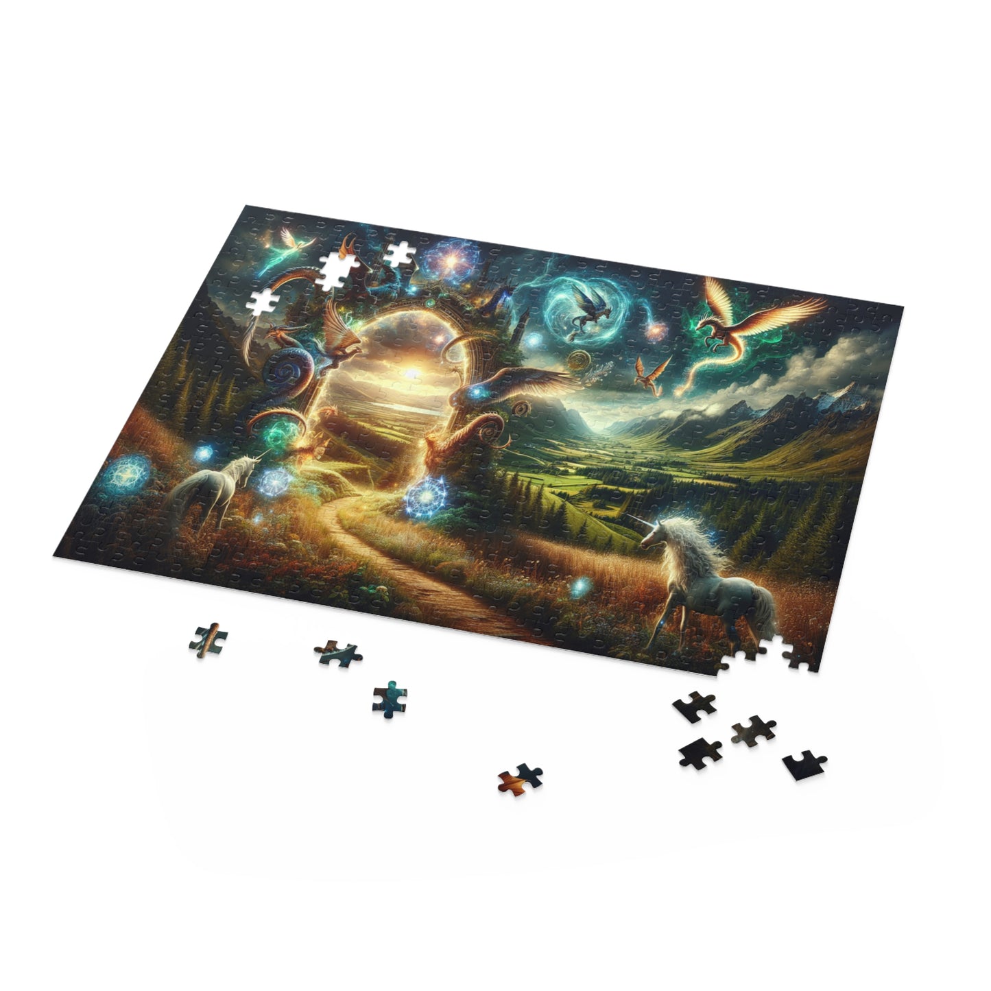 Enchanted Unicorn Adventure Puzzle | Puzzle | 500-Piece | Mystical Landscapes