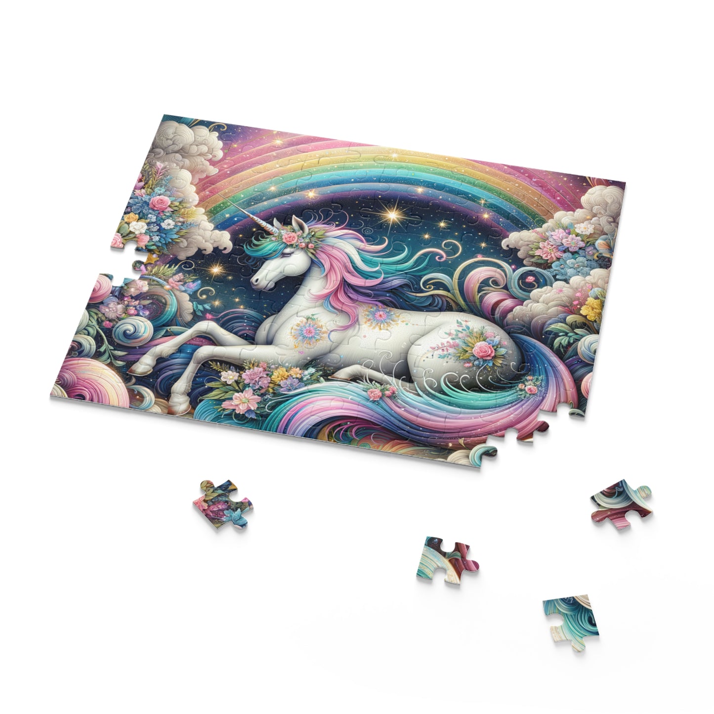 Mystical Unicorn & Rainbow Puzzle | Puzzle | 500-Piece | Mystical Landscapes