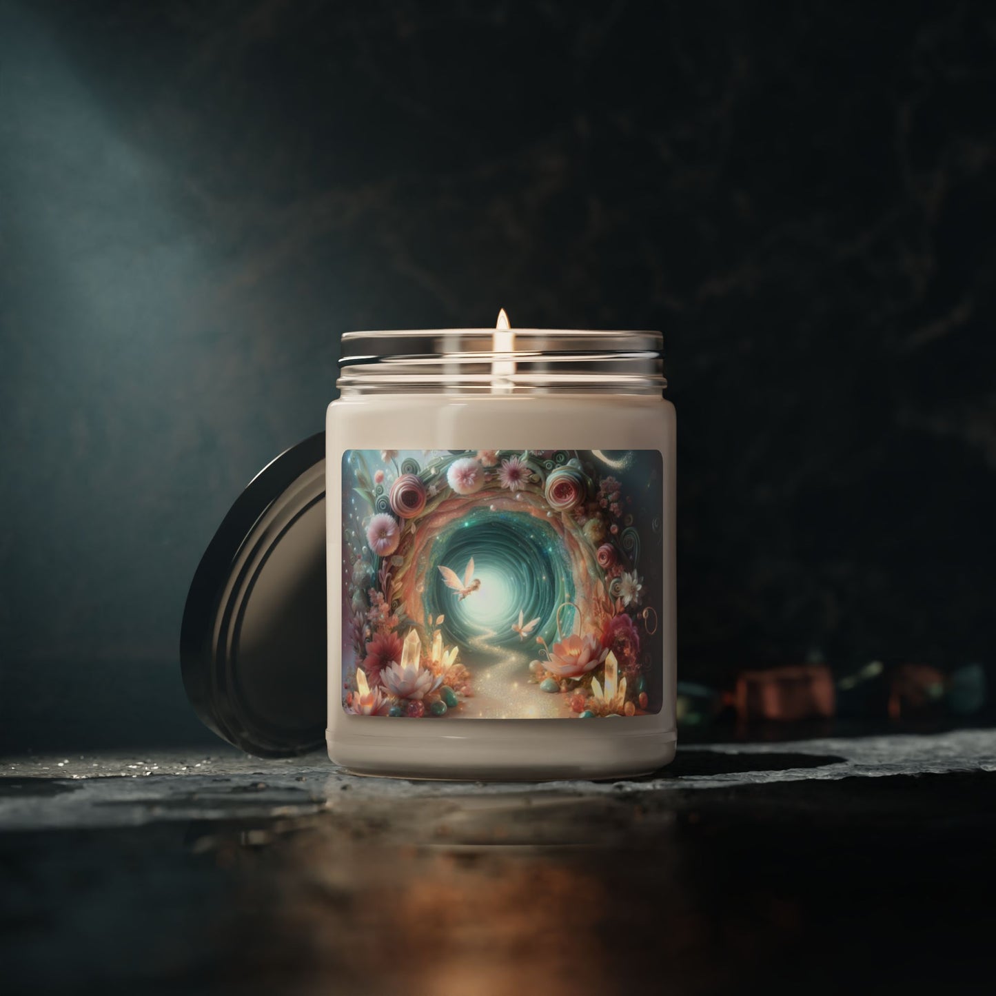 Ethereal Fairy Candle | Scented Soy Candle, 9oz | Gift for Fantasy Lovers | 🌟 Fantasy-themed soy candle