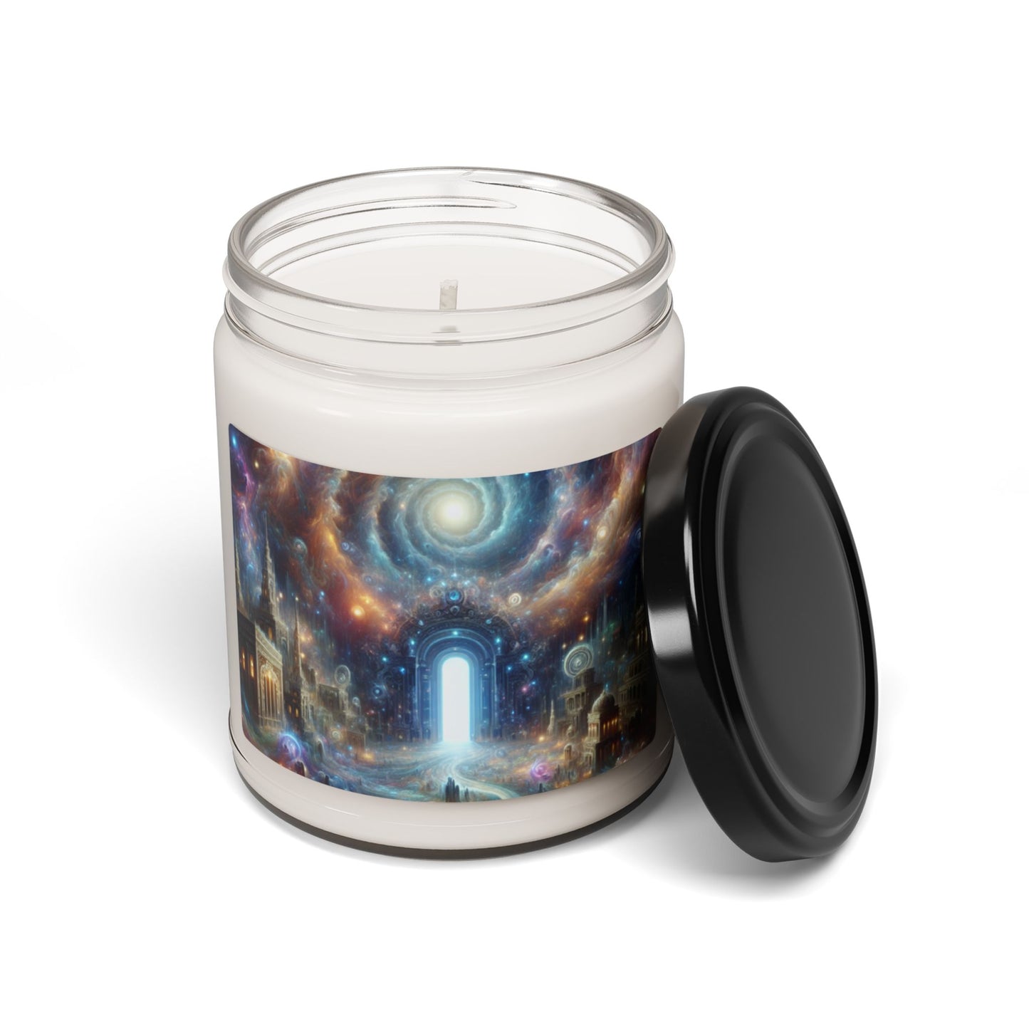 Celestial Vortex City Candle | Scented Soy Candle, 9oz | Gift for Fantasy Lovers | 🌟 Fantasy-themed soy candle