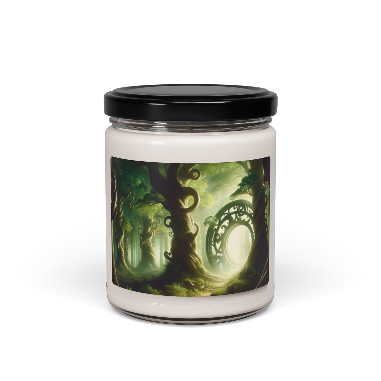 Enchanted Forest Portal | Scented Soy Candle, 9oz | Gift for Fantasy Lovers | 🌟 Fantasy-themed soy candle