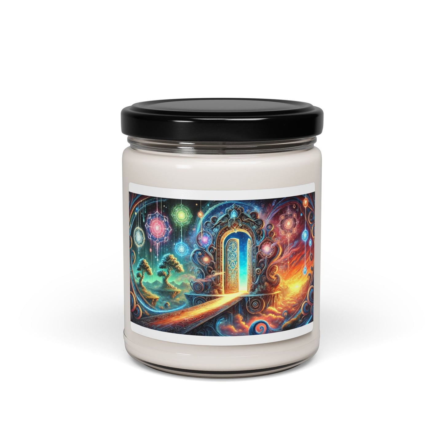 Otherworldly Portal Candle | Scented Soy Candle, 9oz | Gift for Fantasy Lovers | 🌟 Fantasy-themed soy candle