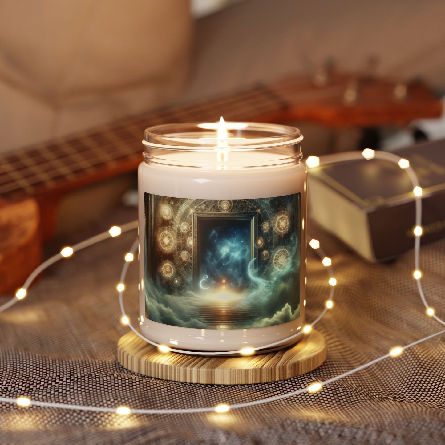 Astral Adventure Scented Candle | Scented Soy Candle, 9oz | Gift for Fantasy Lovers | 🌟 Fantasy-themed soy candle