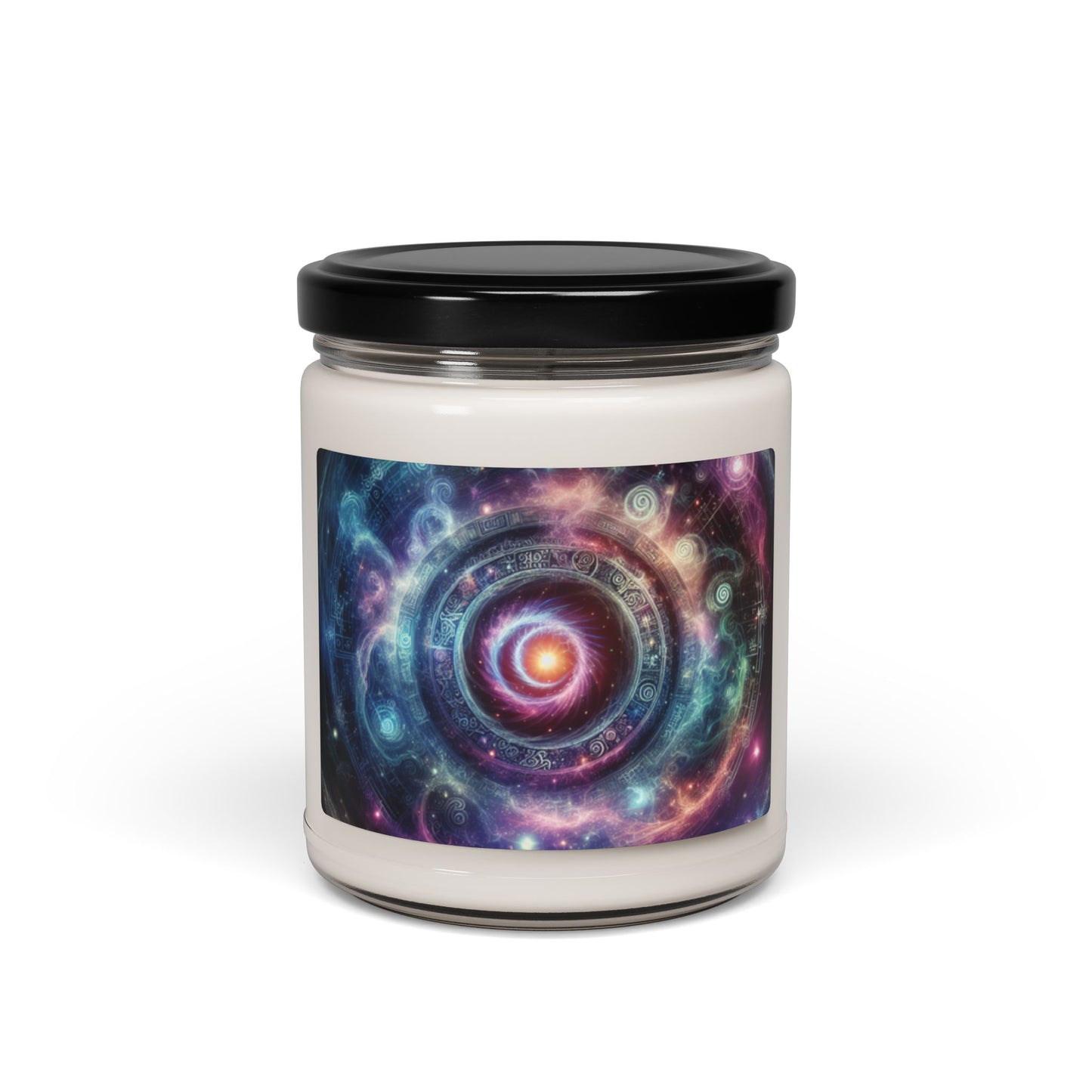 Spiraling Cosmos Galaxy Candle | Scented Soy Candle, 9oz | Gift for Fantasy Lovers | 🌟 Fantasy-themed soy candle