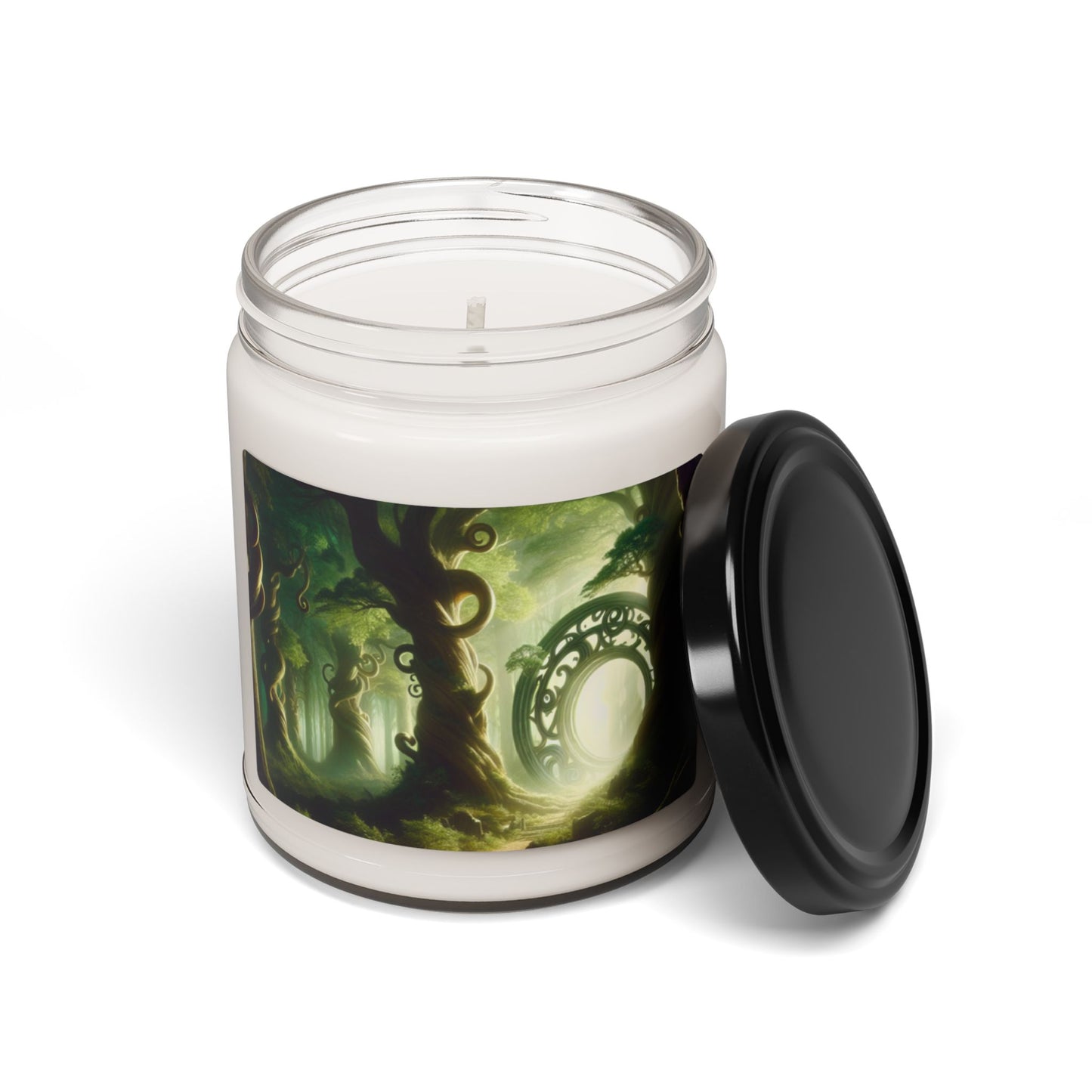 Enchanted Forest Portal | Scented Soy Candle, 9oz | Gift for Fantasy Lovers | 🌟 Fantasy-themed soy candle