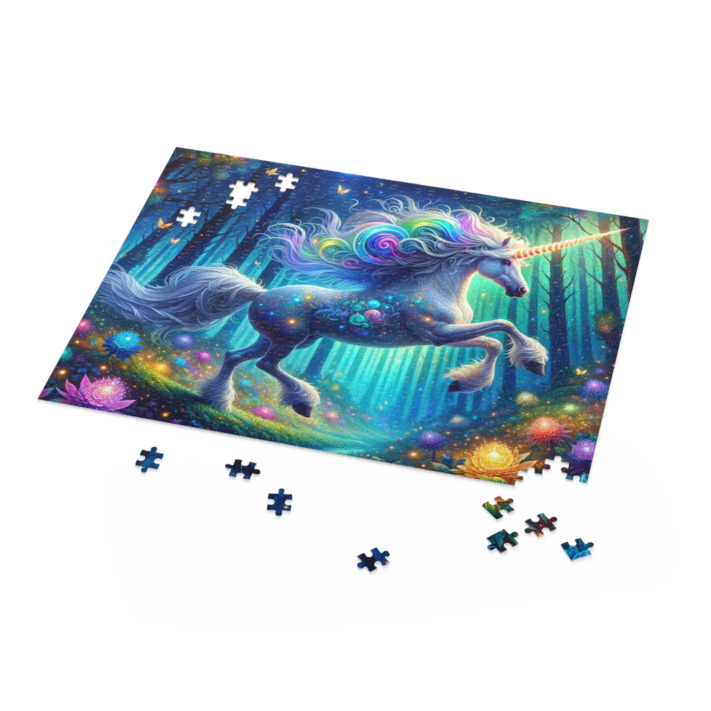 Mystic Unicorn Glade Jigsaw Puzzle | Puzzle | 500-Piece | Mystical Landscapes